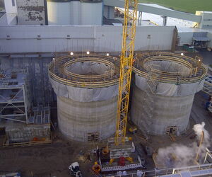 Salzlager Silos
