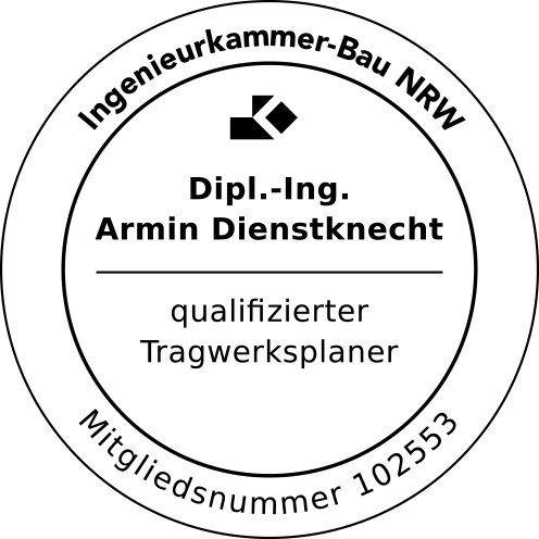 Stempel qualifizierter Tragwerksplaner